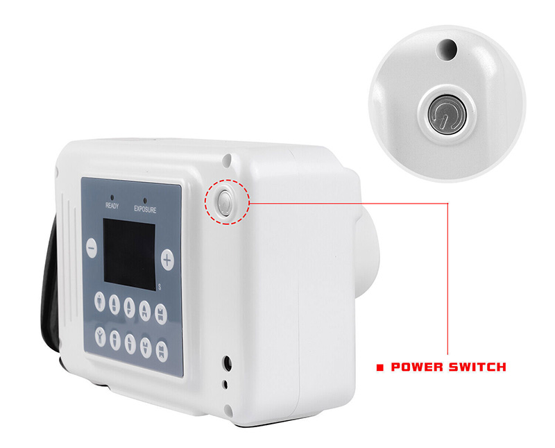 Máquina de rayos X dental portátil de alta frecuencia cámara de imágenes de rayos X digitales